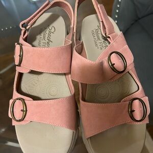 Skechers Women's Coral Sandals with Buckle Detail